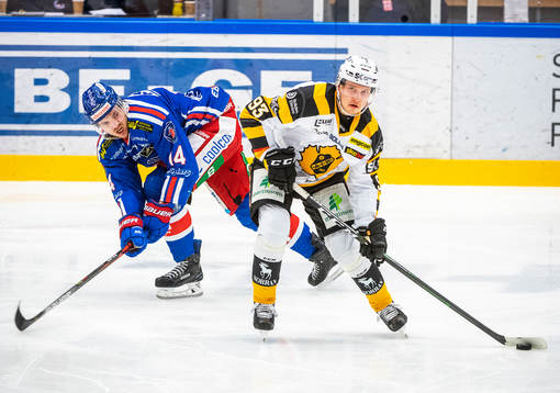 Oskarshamns Pontus Netterberg och Skellefteås Toni Kallela