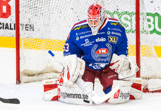 Oskarshamns målvakt Daniel Rosengren