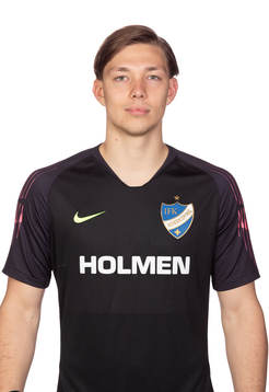 Norrköpings målvakt Julius Lindgren