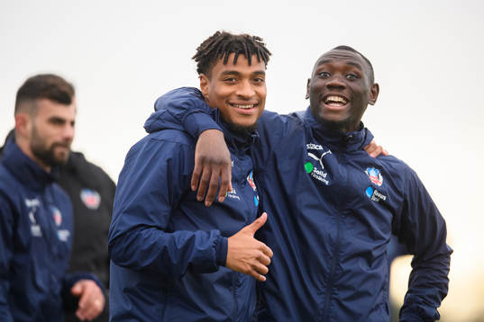 Joseph Ceesay och Ravy Tsouka
