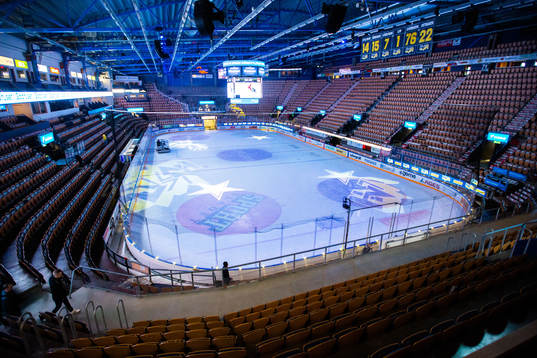 Interiör av Kinnarps Arena