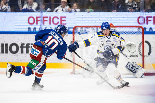 Oskarshamns Nicklas Heinerö och Leksands Lucas Nordsäter