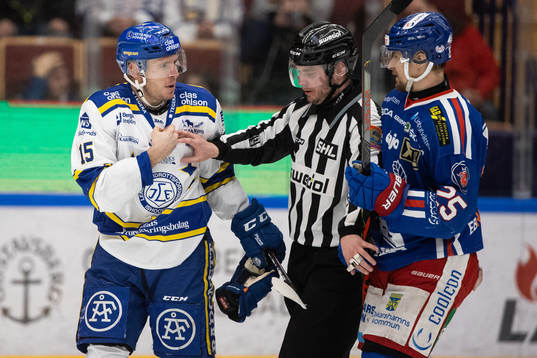 Leksands Matt Carey  och Oskarshamns Johannes Salmonsson