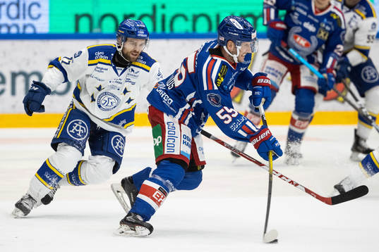 Leksands Spencer Abbott och Oskarshamns Ben Youds