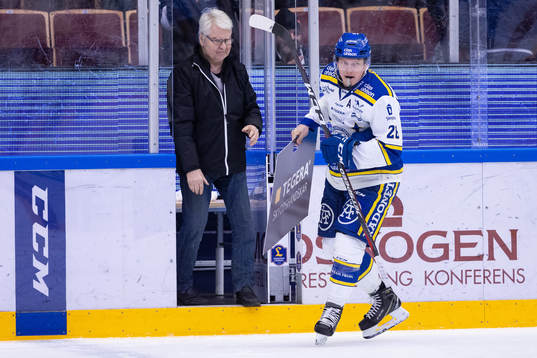 Leksands Patrik Zackrisson jubel