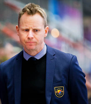 Djurgårdens tränare Robert Ohlsson deppar