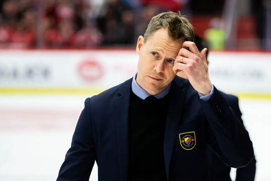 Djurgårdens tränare Robert Ohlsson deppar