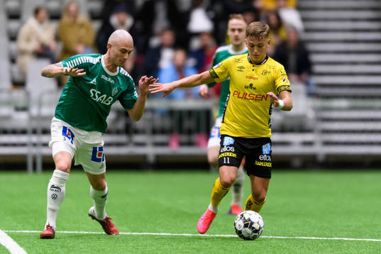 Elfsborgs Jesper Karlsson och Brages Carlos Garcia