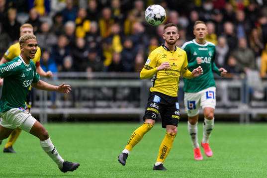 Elfsborgs Rasmus Alm och Brages Seth Kanteh Hellberg