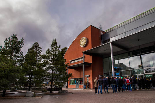 Exteriör av Monitor ERP Arena
