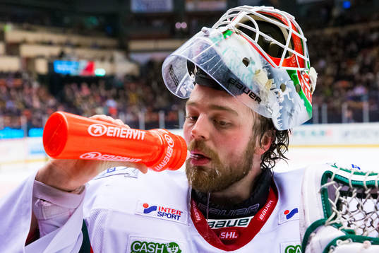 Frölundas målvakt Niklas Rubin
