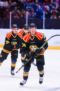 Brynäs Nicklas Danielsson jublar