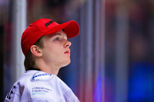 Frölundas målvakt Hannes Kollén