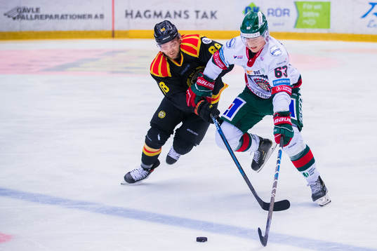 Brynäs Jaedon Descheneau och Frölundas Julius Bergman