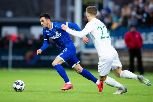 IFK Göteborgs Giorgi Kharaishvili och Västerås Samuel