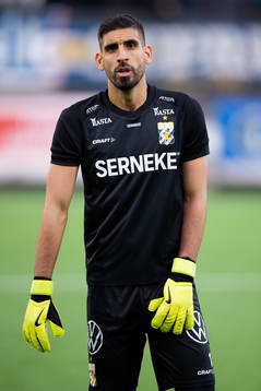 IFK Göteborgs målvakt Ioannis Anestis innan