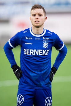 IFK Göteborgs Victor Wernersson innan fotbollsmatchen i