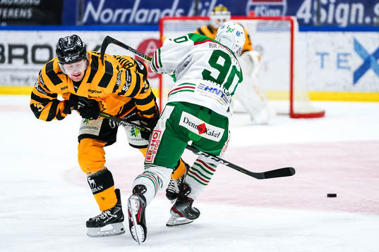 Skellefteås Niclas Burström och Rögles Ted Brithén