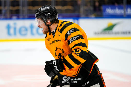 Skellefteås Arvid Lundberg är arg på domare Linus Öhlund