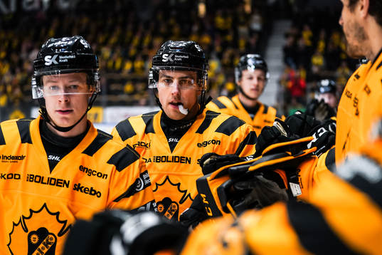 Skellefteås Joakim Lindström jublar