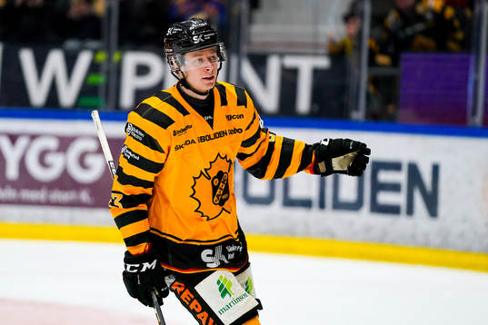Skellefteås Jacob Andersson jublar
