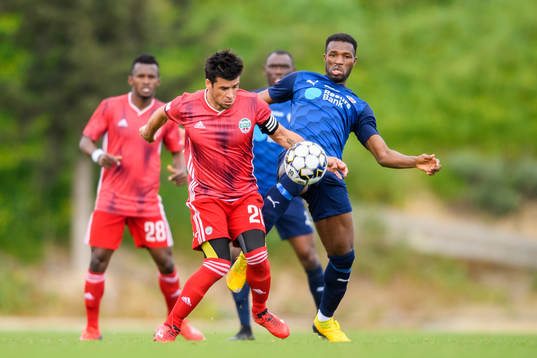 Helsingborgs Mohammed Abubakari och Liepajas Ola