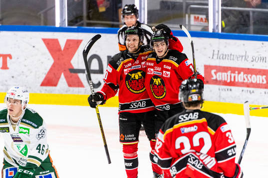 Luleås Isac Brännström jublar