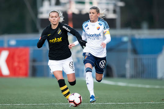 s Elsa Törnblom och Djurgårdens Olivia Schough