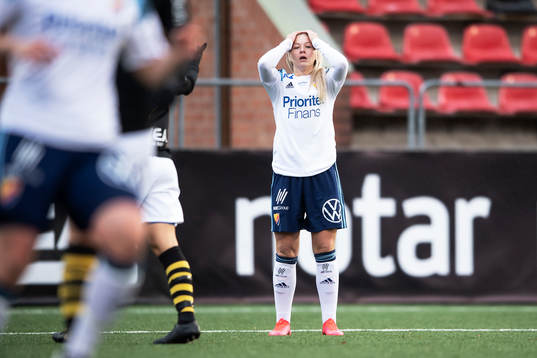 Djurgårdens Maria Hovmark deppar
