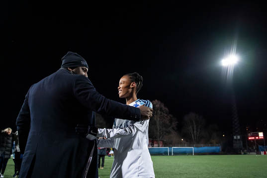 Djurgårdens Linda Maserame Motlhalo jublar