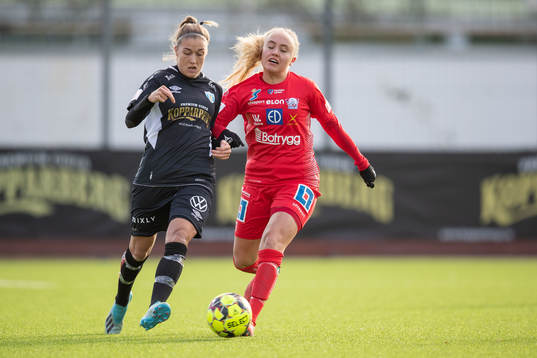 Göteborgs Filippa Angeldal och Linköpings Alva Selerud