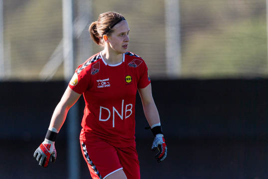 Goalkeeper Ida Norstrøm of LSK Kvinner