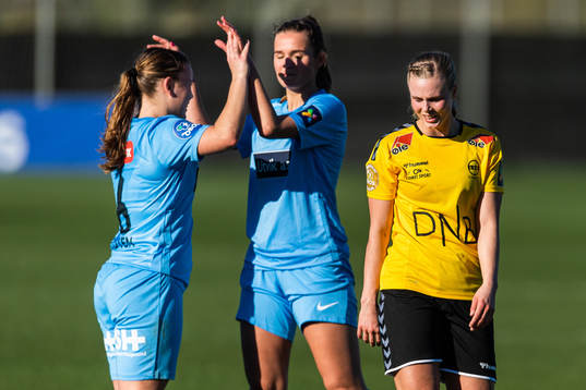Nora Eide Lie of LSK Kvinner looks dejected