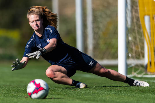 Goalkeeper Jalen Tompkins of Vålerenga