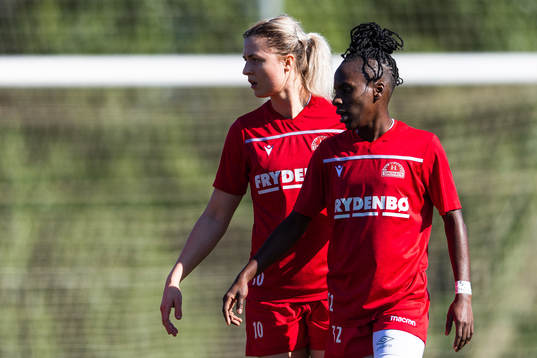 Ingrid Spord and Kennya Cordner of Sandviken