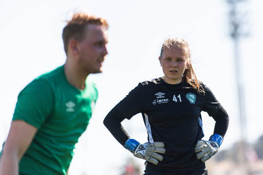 Goalkeeper Amalie Reed Kolnes of Klepp