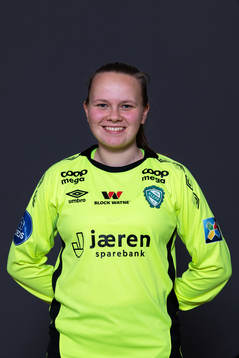 Goalkeeper Amalie Reed Kolnes of Klepp poses for a portrait