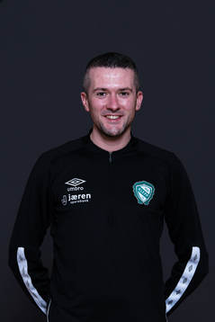 Nick Loftus, head coach of Klepp, poses for a portrait