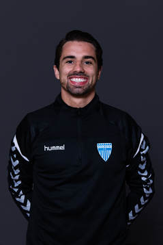 Oskar Wardzala, goalkeeper coach, of Kolbotn poses for a