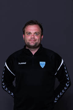 Aleksander Olsen, head coach of Kolbotn, poses for a