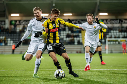 Gais Charlie Weberg och Häckens Leo Bengtsson