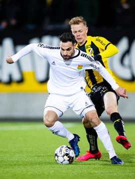 Gais Mervan Celik och Häckens Adam Andersson