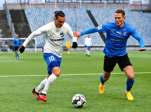 IFK Norrköpings Jonathan Levi och Halmstads Andreas