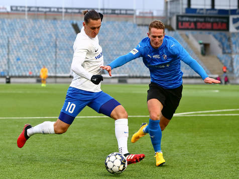 IFK Norrköpings Jonathan Levi och Halmstads Andreas