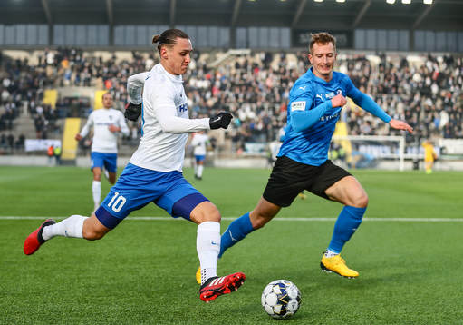 IFK Norrköpings Jonathan Levi och Halmstads Andreas