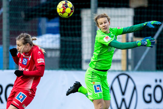 Linköpings målvakt Cajsa Andersson