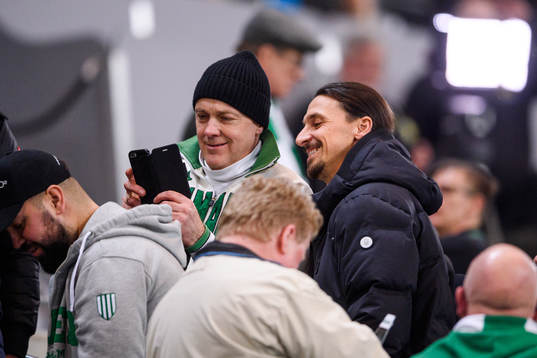 Zlatan Ibrahimovic på plats
