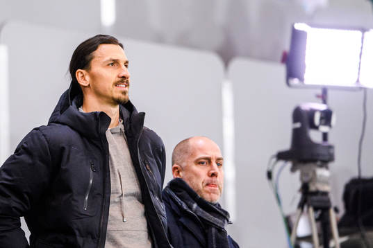 Zlatan Ibrahimovic på plats