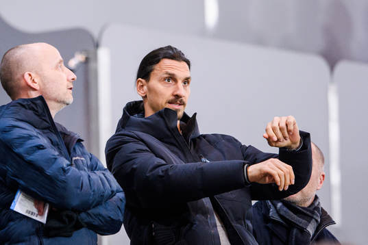 Zlatan Ibrahimovic på plats