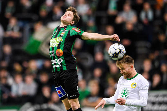 Varbergs Gustav Norlin och Hammarbys Dennis Widgren